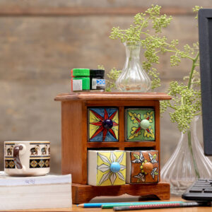 Miniature ceramic Bureau (Natural Color)