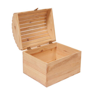 Pine wood Treasure Chest Box