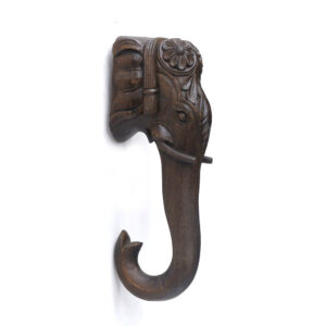 Solid Wooden Royal Elegant Elephant Trunk Door Handle