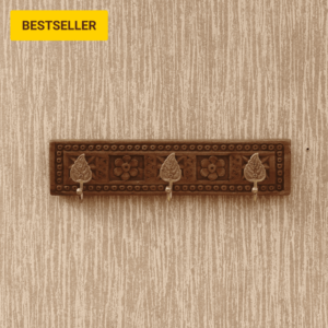 3 Hook Wooden Carved Cloth Hook